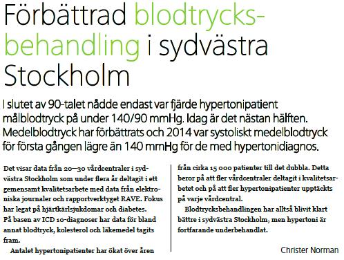 Det går framåt, i alla fall på vissa håll.