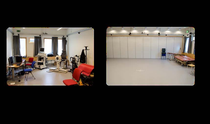5.2.1 Omgivning I direkt anslutning till aktivitetslabbet ligger också en komplett träningsstation
