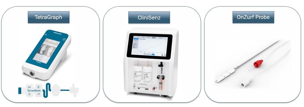 Om Senzime Senzime utvecklar unika medicintekniska lösningar TetraGraph, CliniSenz Analyzer samt OnZurf Probe som gör det möjligt att följa patienters biokemiska och fysiologiska processer inför,