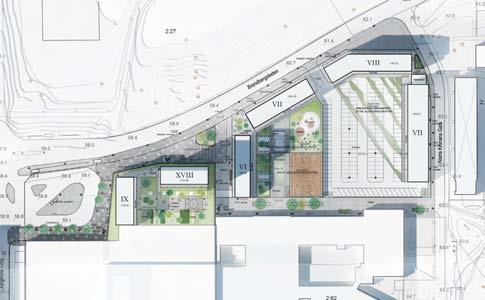 Kvarter 02 Klustret Kvarter 01 Tornen N STADSBYGGNADSKONCEPT Situationsplan, Brandbergen centrum Planområdet delas upp i två kvarter, Tornen och Klustret.