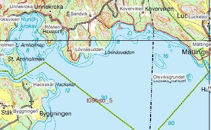 Norra Tvären Beskrivning Området ligger norr om Studsvik i Tvärens vatenförekomst och tillhör enligt vattendirektivet både Östergötlands och Stockholms skärgårds mellankustvatten (figur1).