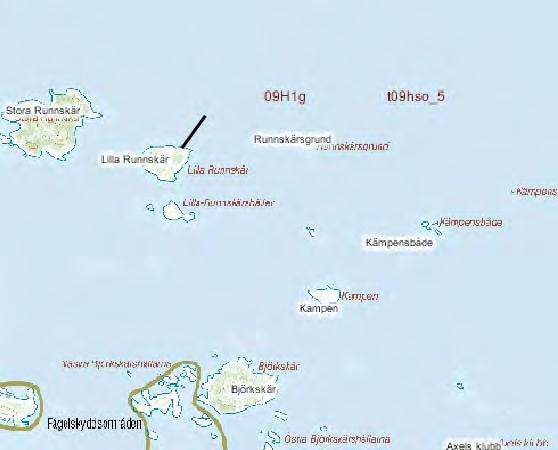 6. Lilla Runskär Datum: 2008-09-04 Startkoordinater: N 58,68245 E