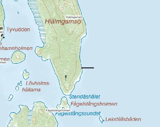 T6. Hjälmgarnsö, östra (2007) Datum: 2007-08-28 Startkoordinater: N