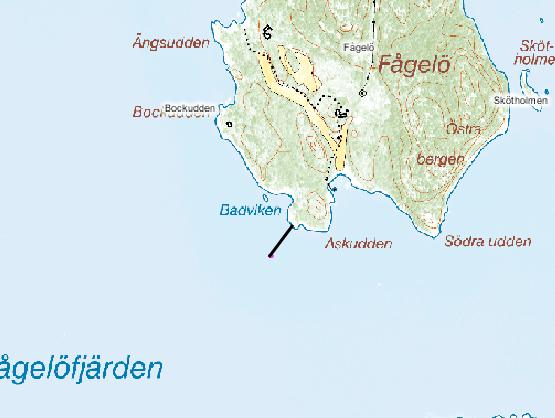 33. Fågelö Datum: 2008-09-15 Startkoordinater: N58,87247 E 17,61291 Profilens riktning: 220