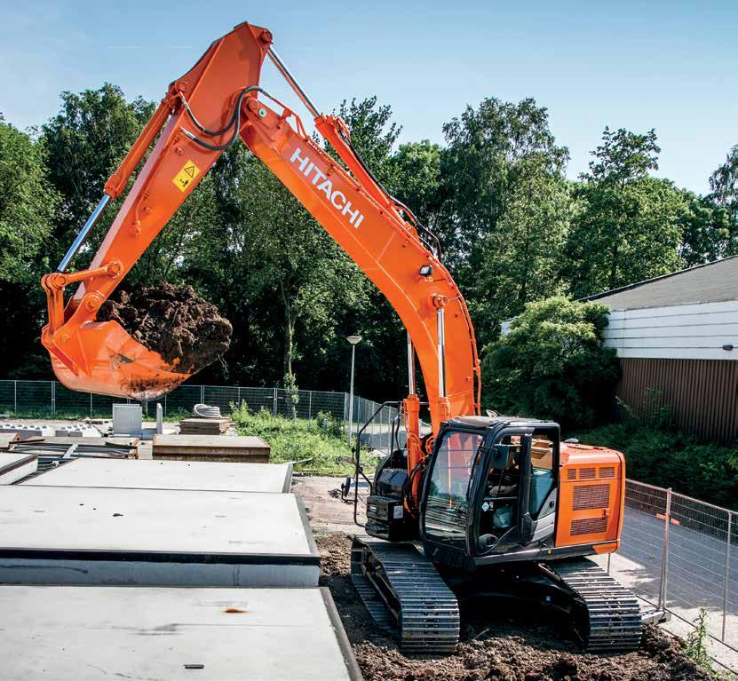 ZAXIS-6-serien HYDRAULISK GRÄVMASKIN Modell : ZX225USRLC-6 Nominell motoreffekt :