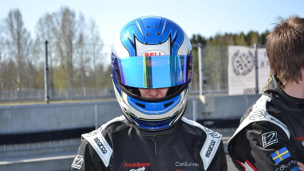 Samarbete med Fredriksson Racing vid specifika evenemang Exponering på bil, overall, hjälm Exponering på hemsida,