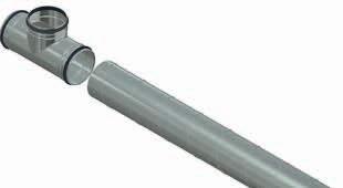 Montering Montering av ventiler (don) kan ske med fästram eller direkt i röret.