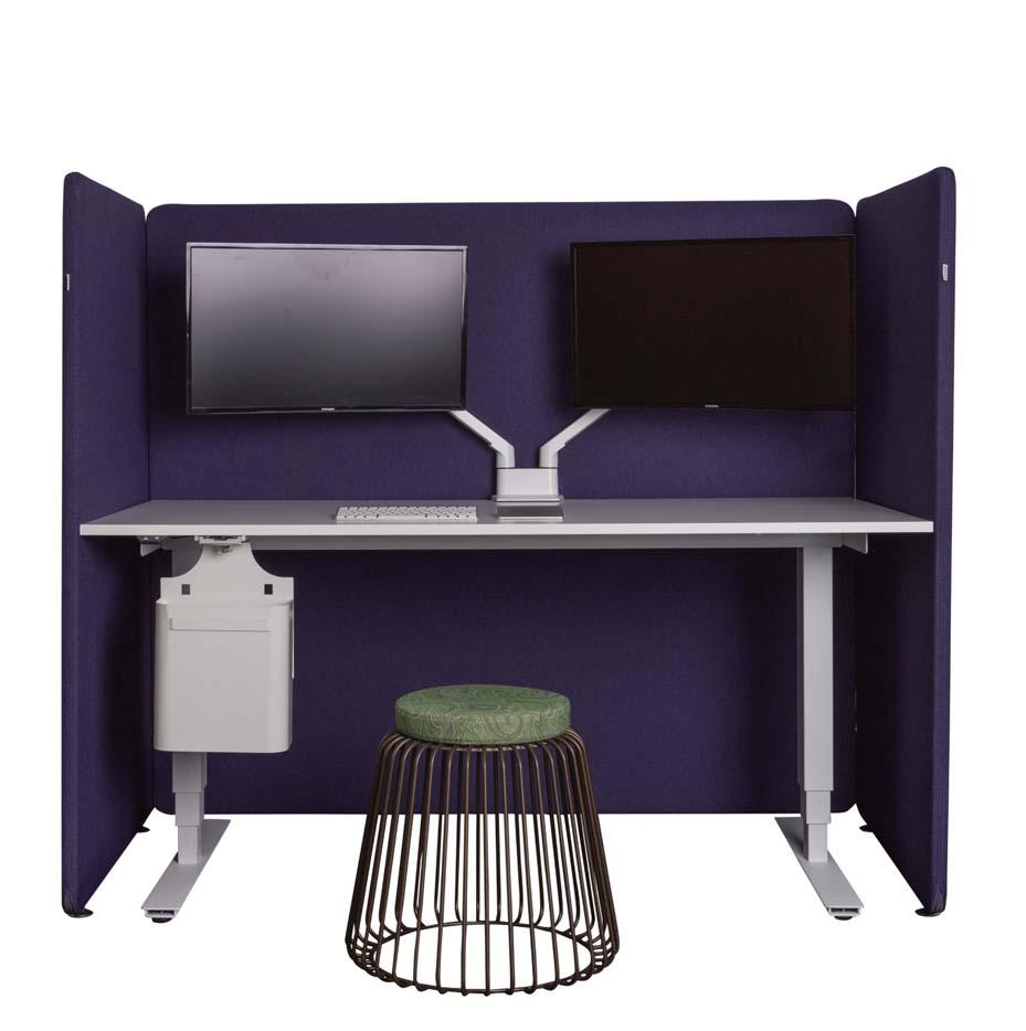 XROZZ TABLE BOTH Boom Interior utvecklar och levererar högkvalitativ ljudabsorbtion via genomtänkta, formgivna lösningar.