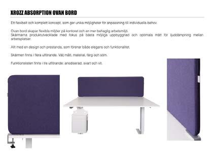 XROZZ ABSORPTION OVANBORD SID 6 800x450mm Artikelnummer: 63080 1000x450mm Artikelnummer: 63100 1200x450mm Artikelnummer: 63120 1400x450mm Artikelnummer: 63140 1600x450mm Artikelnummer: 63160