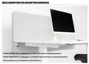 Artikelnummer: 56140 1600x800mm Artikelnummer: 56160 1800x800mm Artikelnummer: 56180 2000x800mm Artikelnummer: 56200 1524 1728 1940 2144 2356 2560 XROZZ ABSORPTION SID 10 800x600mm Artikelnummer: