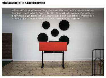 SOUND FLEXIBLE SID 30 600mm (oklädd) Artikelnummer: 75060 897 800mm (oklädd)