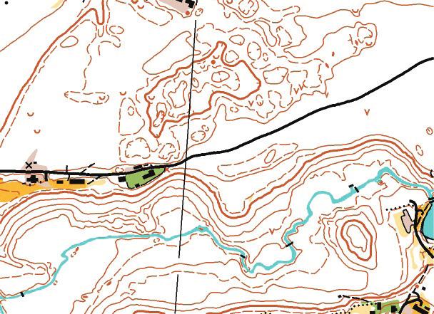 Kartritning Kartan, skogen, orienteringens arena, också stad och park när vi pratar sprint.