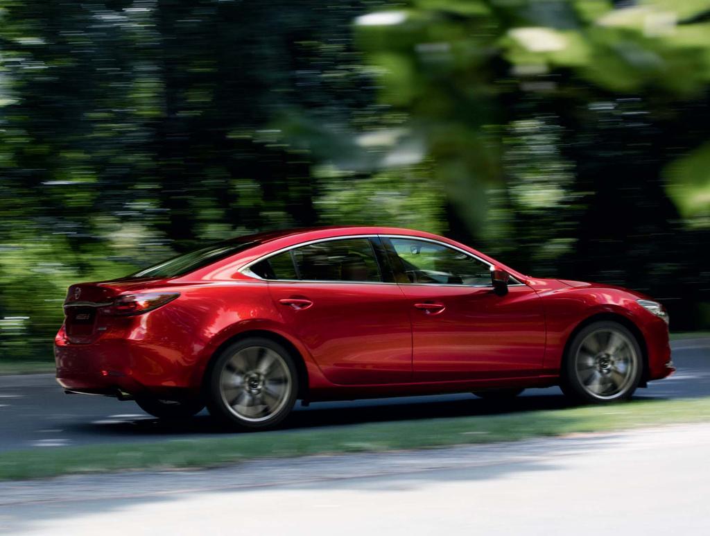 EN SANN LED-HALVLJUS KÖRUPPLEVELSE Nya Mazda6:s charmiga yttre inbjuder dig att