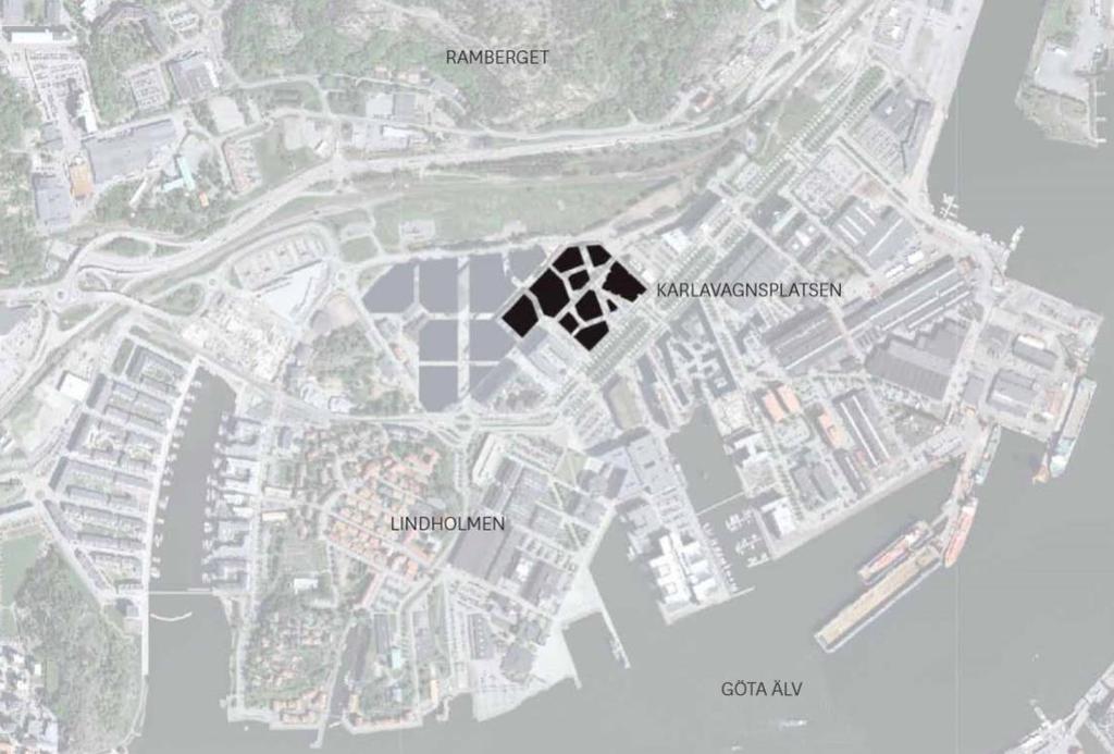 6 Bild 1. Illustrationen visar stadsdelen Lindholmen i väst på norra sidan av älven en av de många stadsdelar som ska utvecklas. Bild 2.