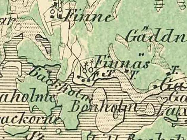 FCG SUUNNITTELU JA TEKNIIKKA OY Rapport 4 (11) 14.8.2017 Bild 4. Utdrag ur Kalmbergs atlas från år 1855. Områdets befolkningstillväxt har varit kraftig under skiftet 1800- och 1900-talen.