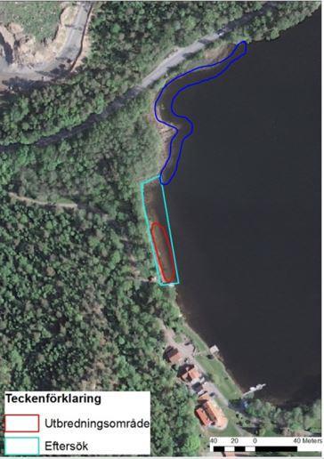 Metod Skaftslamkrypa är som mest lättinventerad i augusti månad då den är väl utvecklad och ofta blommar. Inventeringen utfördes därför 2018-08-29 av Niklas Egriell på Sweco Environment AB.