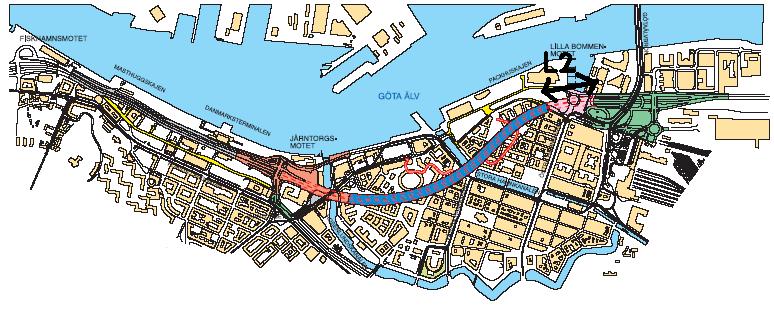 Entreprenad L2 Entreprenad L2 vid Lilla Bommen utgörs av en 266 m lång tunnel. Huvuddelen är en jordtunnel, men ca 35 m går i berg.