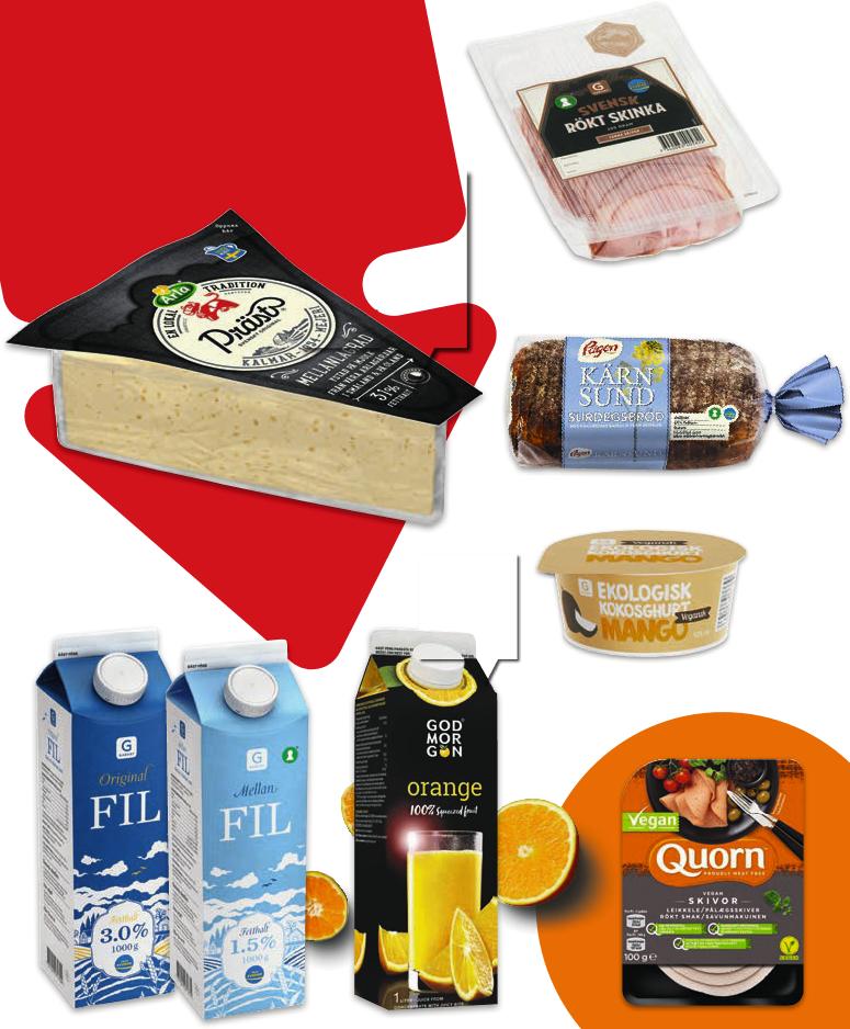 En bra start på nya året! 69 90 SPARA 12:00-29:60 PER KG SKIVAT SMÖRGÅSPÅLÄGG 19 90 SPARA 3:60-5:00!