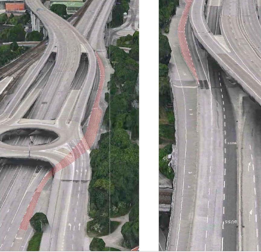 Sida 25 (28) För motorfordonstrafiken (exkl. busstrafiken som har eget körfält) kan åtgärden medföra ökade kölängder och längre restid.