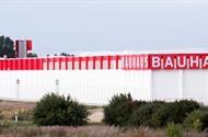 Nybyggnad av byggvaruhus, Stora Bernstorp i Burlöv Bauhaus Ventilationen gjord med Gripple.