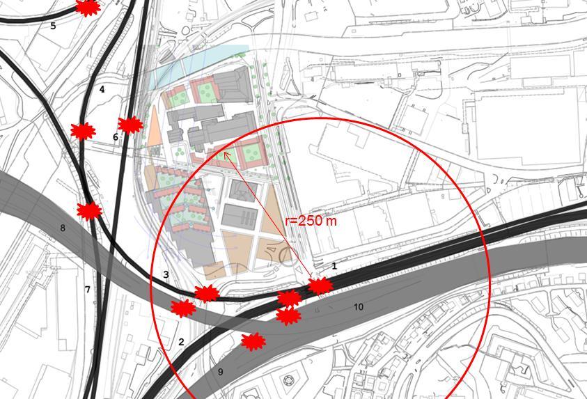 För varje riskscenario beräknas konsekvensområde för dödliga konsekvenser i följande avsnitt.