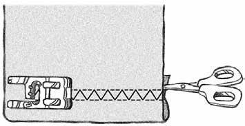 FÅLLA När du ska fålla väljer exklusiva SEWING ADVISOR den synliga fåll eller kantstickningsfåll som passar bäst för materialets tjocklek och typ.