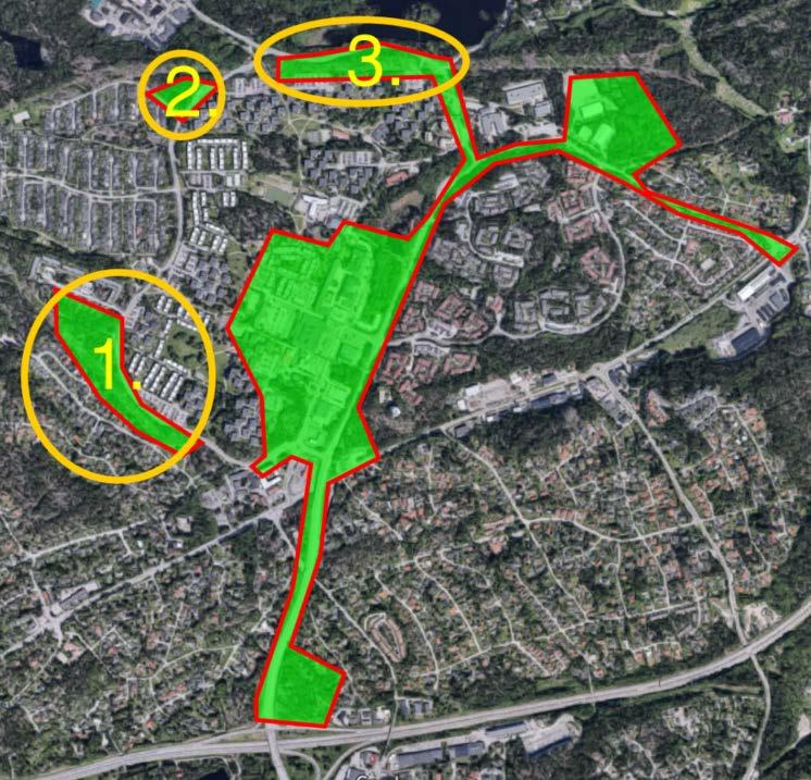 22 (22) Etapp Ormingeringen & Skarpövägen Längs med Ormingeringen och Skarpövägen planeras för nya bostäder. Detaljplanerna för dessa utpekade områden är ej uppstartade.