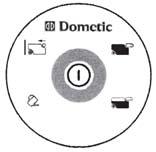 Handhavande Toalett TOALETT, KASSETTOALETT DOMETIC CT 3110 Husbilen är antingen utrustad med kassettoalett Dometic CT 3110 eller med vakuumtoalett (se separat avsnitt).