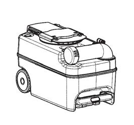 Beskrivning Vatten-/avloppsystem TOALETT Kassettoalett Dometic CT3110 A B C D E F G Spolningsknapp. Lampa för indikering av full tank. Ventilblad Handtag till ventilbladet. Avfallstank Tömningsrör.