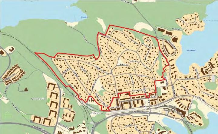 2016-02-17 MSN 39 Detaljplan, tillstyrkan 2016-09-21 MSN 203 Detaljplan, antagande 2016-11-14 KF 288 Slutredovisning KS Karta över området.