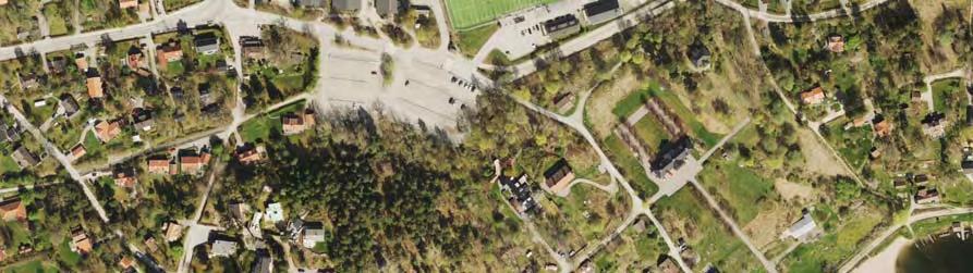 skola, Boovallen, parkeringsytan samt delar av gatorna Boovägen, Boo kapellväg