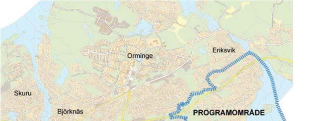 59 Planbeskrivning Boo Gårds skola 5 (21) ANTAGANDEHANDLING Översiktlig planering I Nackas översiktsplan, Hållbar framtid i Nacka (antagen 2012), är Sydöstra Boo markerat som gles blandad bebyggelse