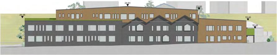 fasaduttryck inspirerat av Boo Gård och den omgivande villabebyggelsen.