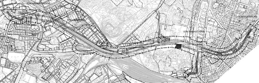 I detta samrådsunderlag presenterades även så kallade utredningsområden för en eventuell framtida station i Hagalunds industriområde Vid det kompletterande samrådet hösten 2016 anordnades öppna hus