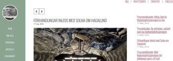 2016-07-06 Sidan 21 Sidan 22 Förhandlingar om ny station Hagalund Utredningsområde Oförändrat utredningsområde Inbjudan till samråd har gått ut via DN, SvD, Metro, Hallå stockholmare Direktutskick