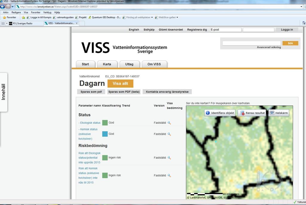 Ekologisk status