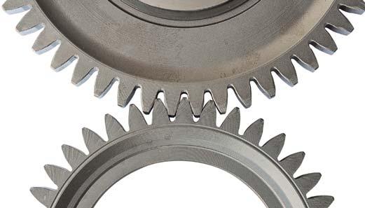 ner. TRI DRIVE kugghjulsoptimering Nya kugghjulspar vid samma diameter 39/50 Tre tänder i ingrepp, vilket ger