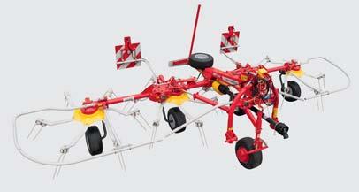 Arbetsbredd DIN Transportbredd Rotor Armar per rotor Vikt H Vikt N ALPINHIT 4.4 H/N 4,00 m 2,45 m 4 5 285 kg 330 kg ALPINHIT 6.