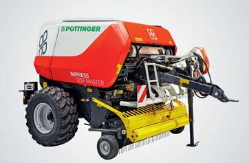 PÖTTINGER-programmet MASTER PRO Effektbehov 59 kw/80 hk 74 kw/100 hk Standardstyrning SELECT CONTROL POWER CONTROL (ISOBUS) Drivvarvtal 540 v/min 1 000 v/min Maximalt antal knivar/snittlängd 16/72 mm
