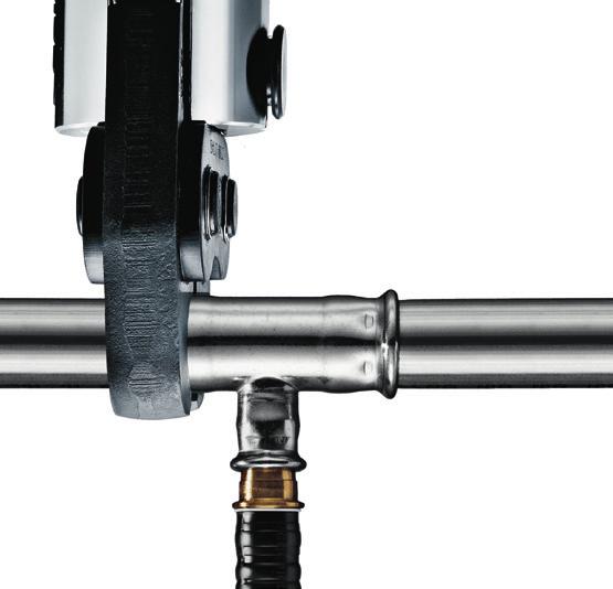 GEBERITS PRESSNING OCH INSTALLATIONSSYSTEM PUSH-FIT SNABB OCH TILLFÖRLITLIG KOPPLING Dina kunder förväntar sig tillförlitliga och hållbara rörskarvar.