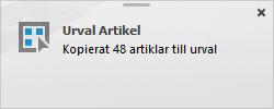 Menyn i meddelandecentret (i övre vänstra hörnet av skrivbordet).