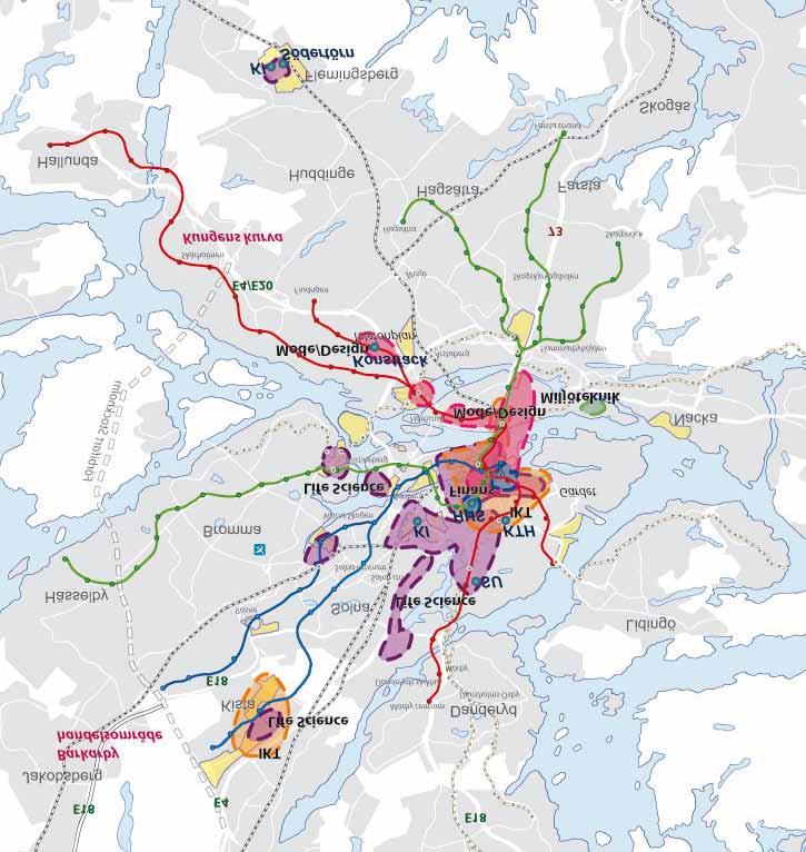 miljoner kr/år Förädlingsvärde per län Källa: SCB Näringslivets förädlingsvärde per län enligt SCB (diagram ovan) Förädlingsvärdet för näringslivet i Stockholms län är högre än i alla andra län i