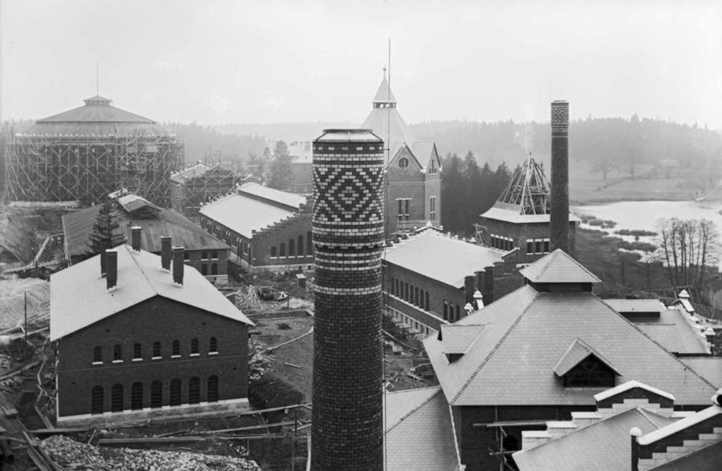 Gasverkets bebyggelsehistoria Från vision till distribution Etablering, produktion och distribution Slutet av 1800-talet var en tid av expansion i fråga om det kommunala åtagandet då privata aktörer