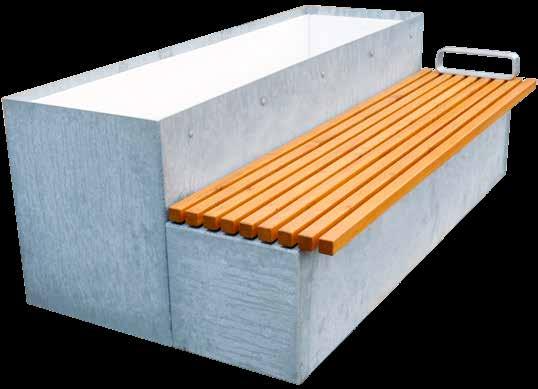 Materialdata: Green City Planter Zinc tillverkas i 3-6 mm plåt beroende på storlek som varmgalvaniseras för att få ett