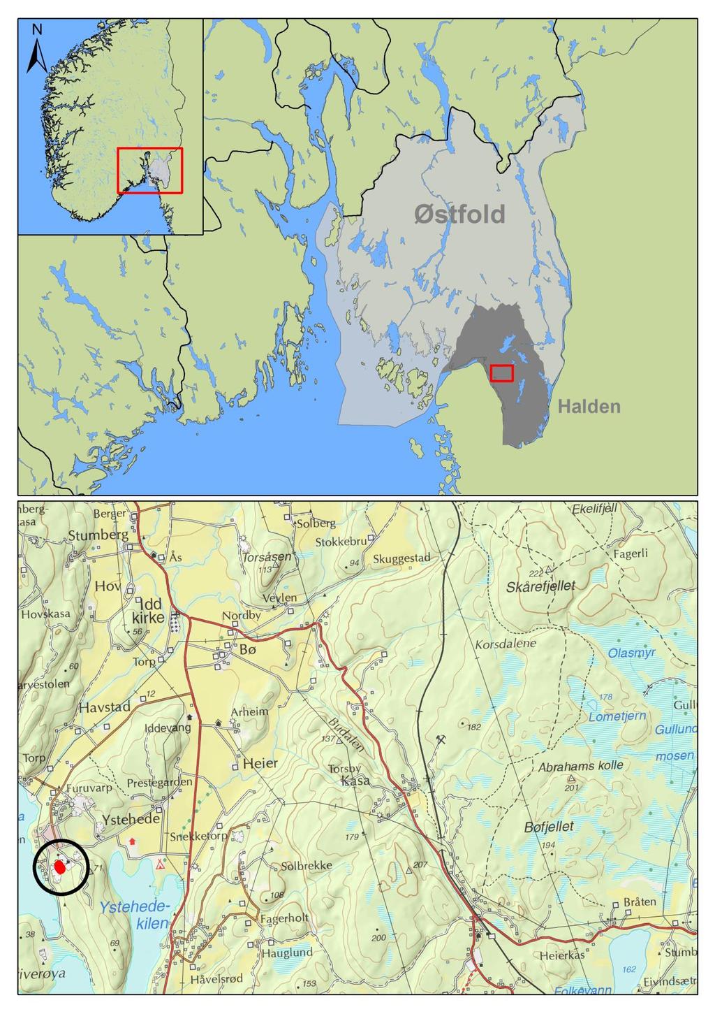 196/17, Halden Saksnr.: 12/4688 Karta 6.