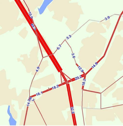 3. Framtida trafikflöden och kapacitet Denna trafikutredning utgår ifrån en framtidsbild år 2035 där trafikplats Vega är byggd samt där Vega och Norrby är exploaterat.
