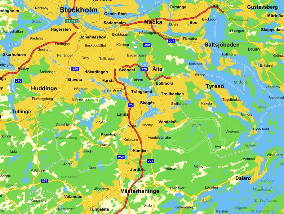 1. Bakgrund och syfte Norrby är ett omvandlingsområde beläget i norra delen av Haninge kommun. Planläggningen ska möjliggöra ytterligare permanentboende och omfattas av tre detaljplaner.