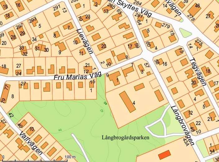 SID 3 (9) Orienteringskarta och ungefärlig planområdesgräns. Tidigare ställningstaganden Översiktsplan Området definieras i Promenadstaden Översiktsplan för Stockholm, som gles stadsbebyggelse.