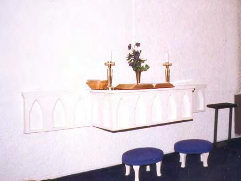 Bönerummets altare kommer från
