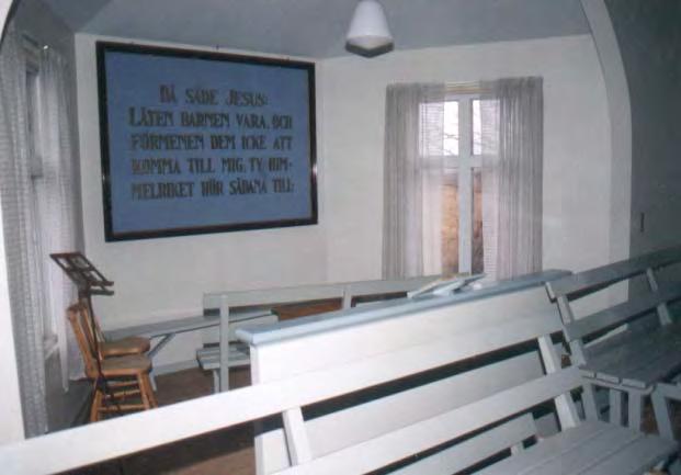 Senaste mötet i missionshuset ägde rum 1990. Enligt uppgift är byggnaden k-märkt.